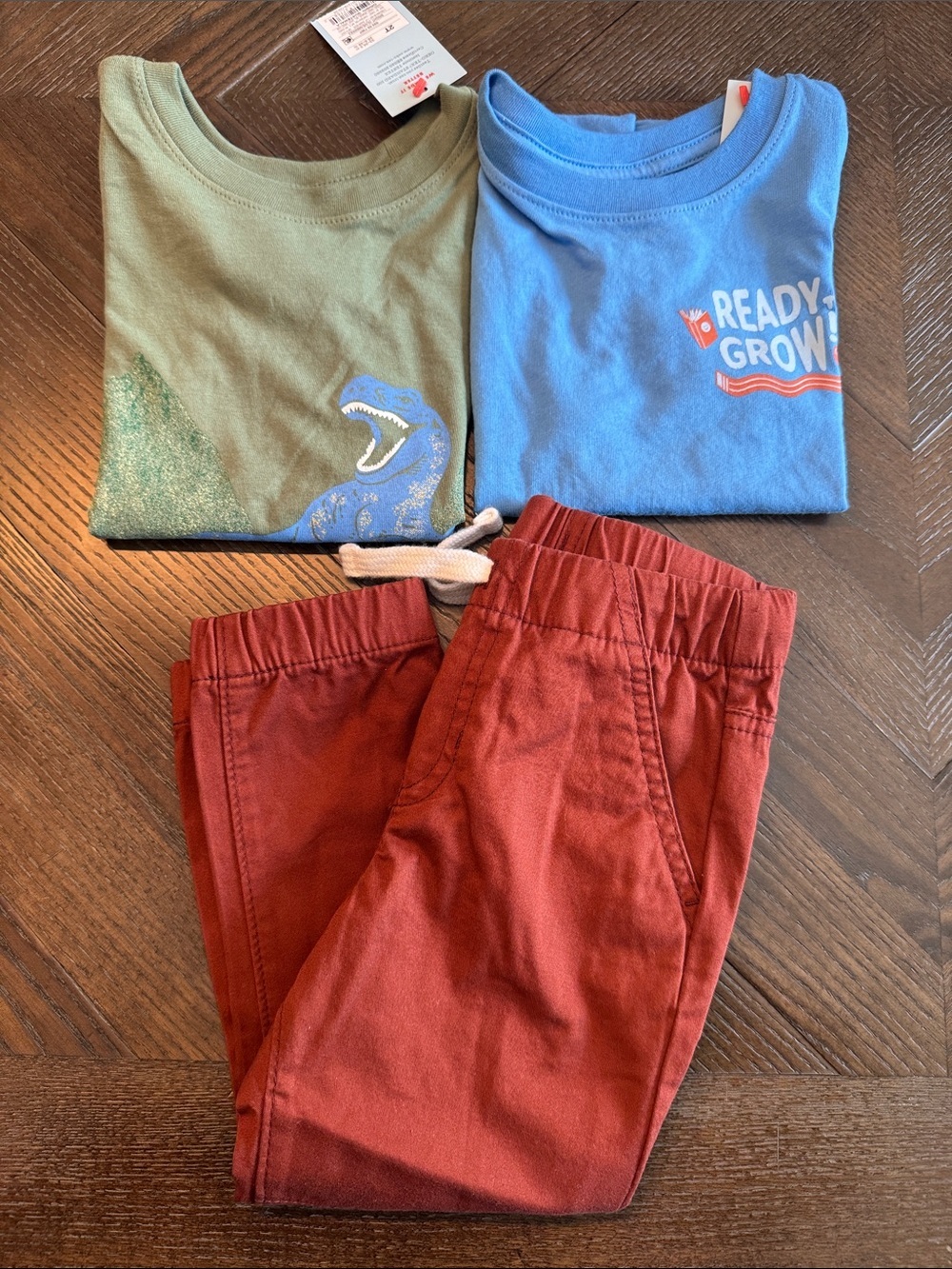 Cat & Jack Boys Bundle of Tees & Jogger Pants Toddler Size 2T New NWT